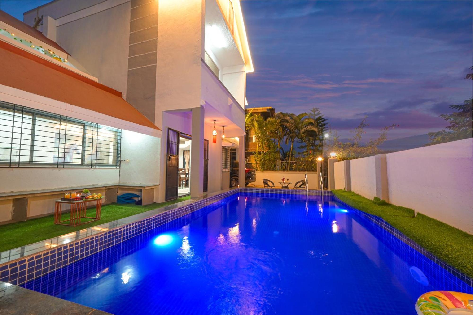 Ll Empyrean Stay II Luxury Ll Celestial Unicorn Villa Ll 3Bhk Ll Ac Ll Private Big Pool Ll Лонавла Екстер'єр фото