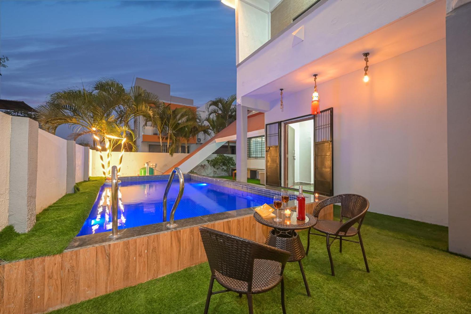 Ll Empyrean Stay II Luxury Ll Celestial Unicorn Villa Ll 3Bhk Ll Ac Ll Private Big Pool Ll Лонавла Екстер'єр фото