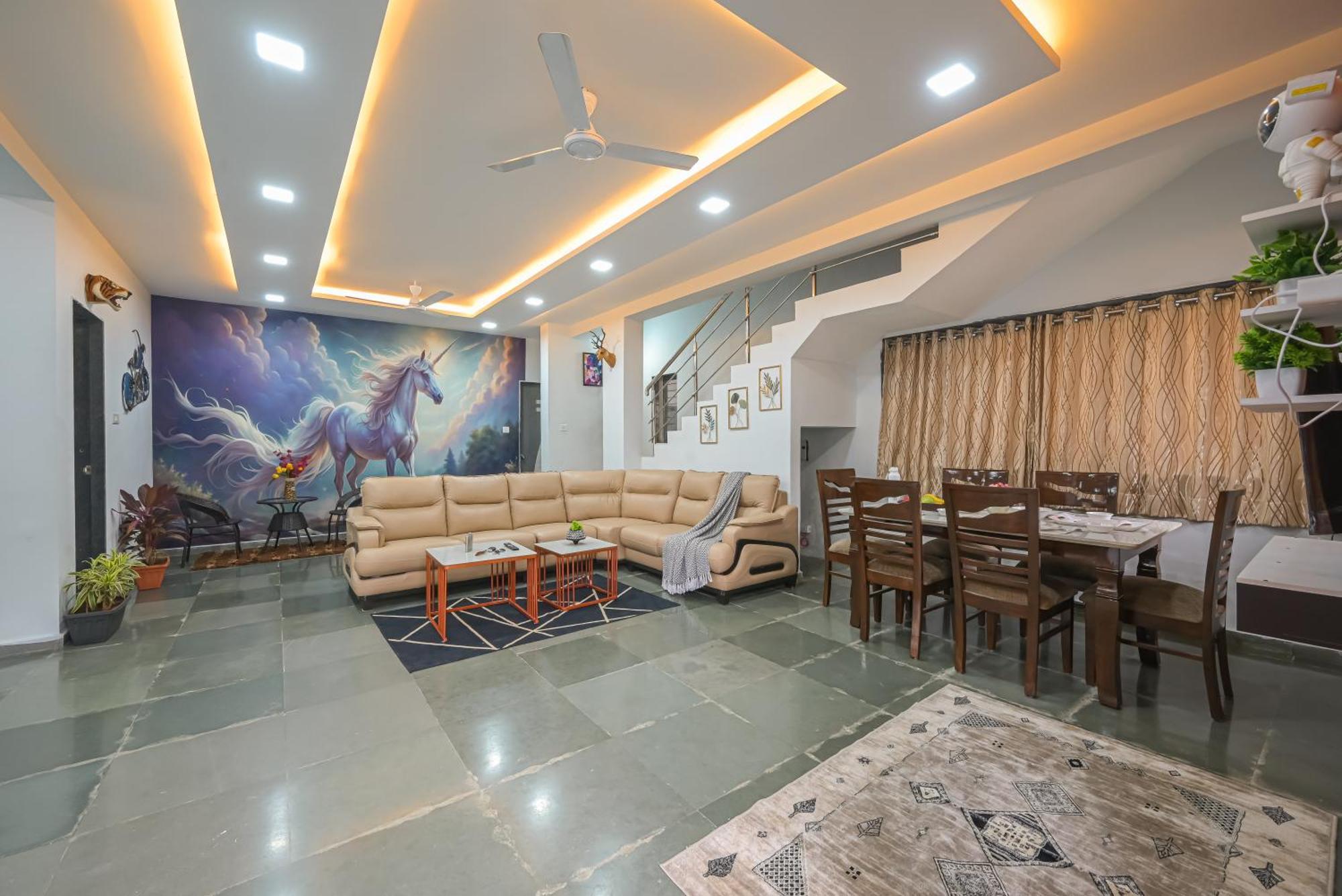 Ll Empyrean Stay II Luxury Ll Celestial Unicorn Villa Ll 3Bhk Ll Ac Ll Private Big Pool Ll Лонавла Екстер'єр фото