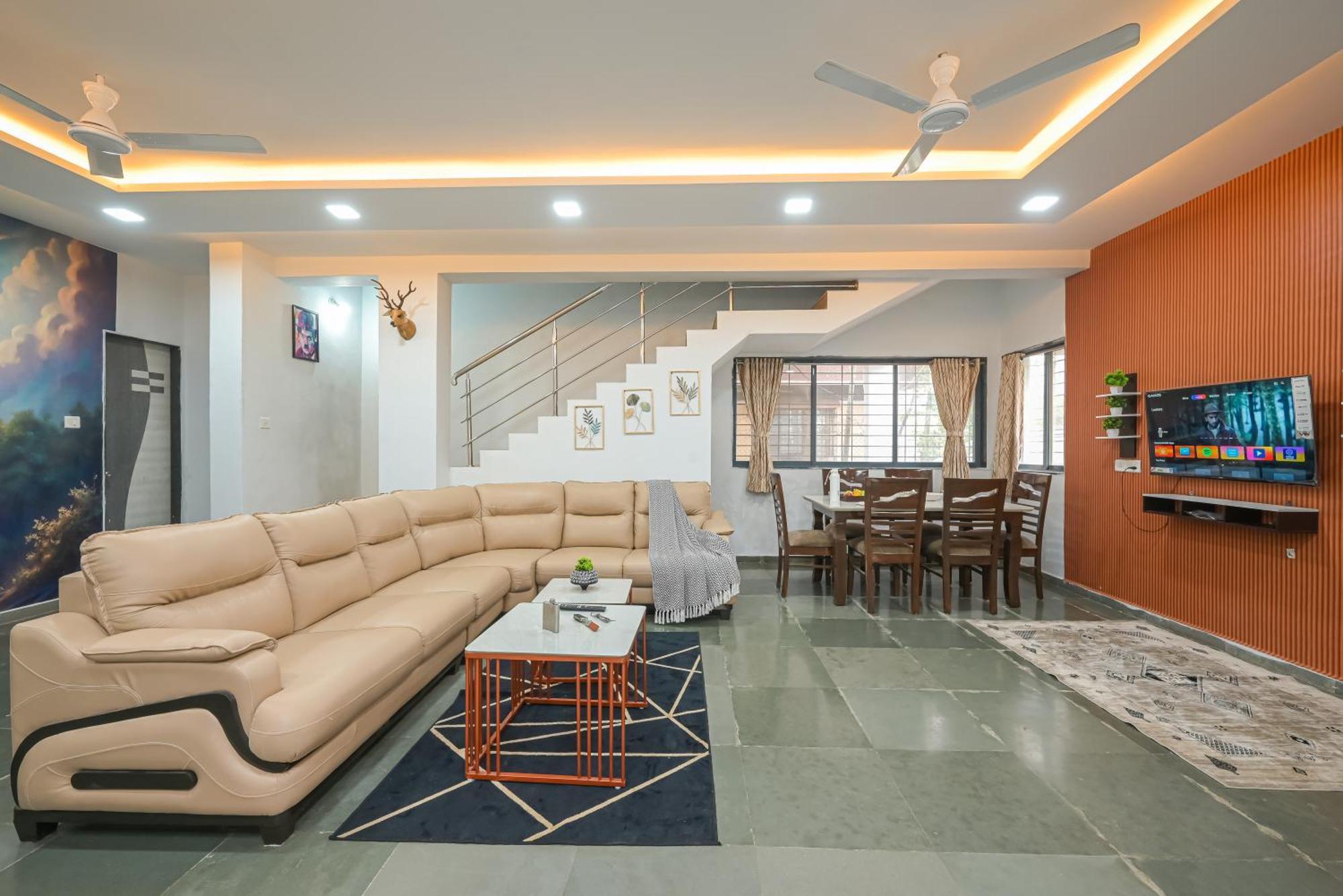 Ll Empyrean Stay II Luxury Ll Celestial Unicorn Villa Ll 3Bhk Ll Ac Ll Private Big Pool Ll Лонавла Екстер'єр фото